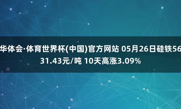 华体会·体育世界杯(中国)官方网站 05月26日硅铁5631.43元/吨 10天高涨3.09%